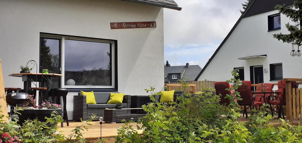 Fennies Huette Villa Medebach Bagian luar foto